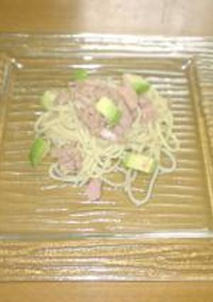 アボカドとツナの冷製パスタ♪-レシピのメイン写真