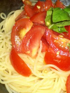 トマトの冷製パスタ-レシピのメイン写真