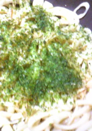 ルクエスチームロースターで焼きうどん-レシピのメイン写真