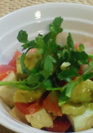 アボカドと豆腐のイタリアンサラダ-レシピのメイン写真