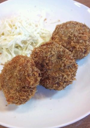 メンチカツ☆きんぴらごぼう入り-レシピのメイン写真