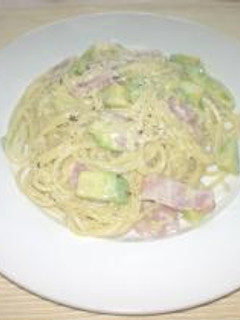 アボカドとベーコンのクリームパスタ♪-レシピのメイン写真