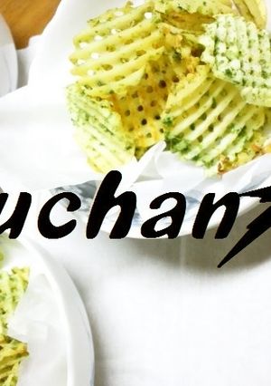 ノンフライ★じゃがいもチップス青のり味★-レシピのメイン写真