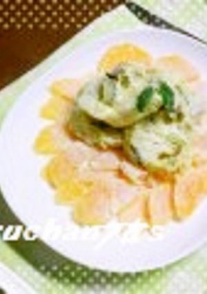 秋✿薩摩芋と卵とオレンジのスイーツ✿-レシピのメイン写真