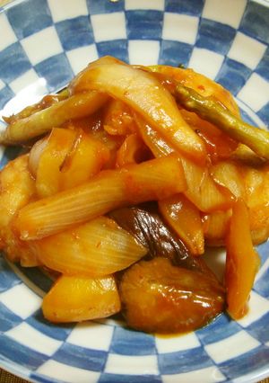 鱈と夏野菜のピリ辛ケチャップ炒め-レシピのメイン写真