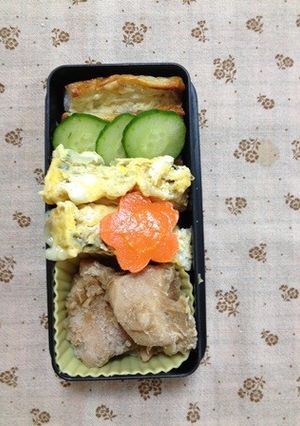 お弁当に♪茗荷とチーズレンジで卵焼き-レシピのメイン写真