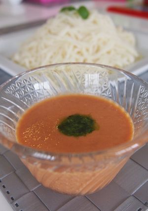 お手軽　冷静トマトつけ麺-レシピのメイン写真
