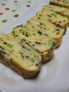 塩昆布とネギの卵焼き✿-レシピのメイン写真