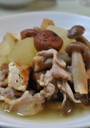豚バラと冬瓜の梅煮-レシピのメイン写真