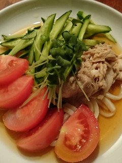 にんにくダレde冷しゃぶサラダ素麺-レシピのメイン写真