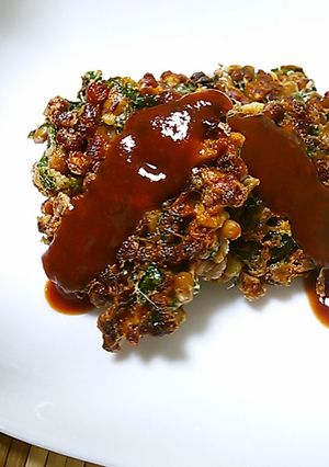 カリカリ食感入り☆納豆バーグ-レシピのメイン写真