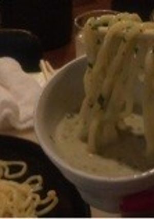 絶賛！優しさ溢れる豆乳モロヘイヤつけ麺！-レシピのメイン写真