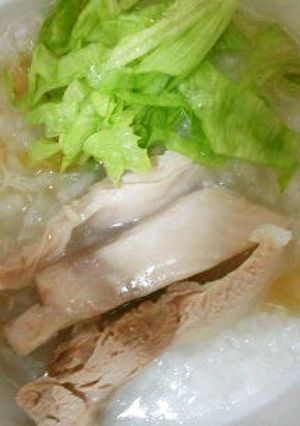 夏バテ食欲低下に！☆中華粥☆炊飯器でも♪-レシピのメイン写真