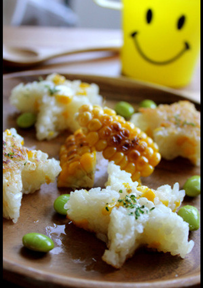 焼きとうもろこし風♪コーンバターおにぎり-レシピのメイン写真