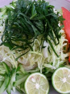 サラダそうめん-レシピのメイン写真