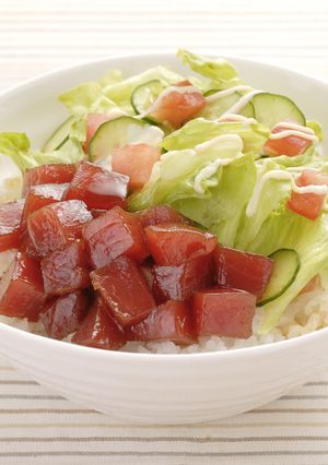 づけまぐろのサラダ丼-レシピのメイン写真
