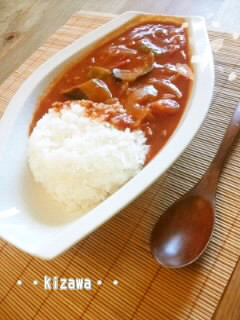 簡単!お家カフェの夏野菜カレー-レシピのメイン写真