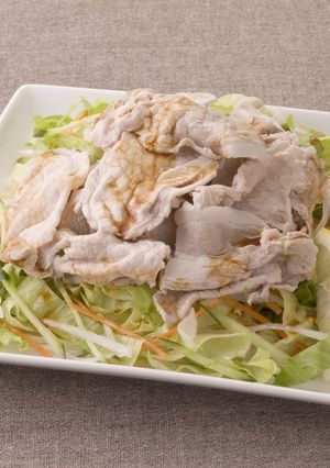 豚肉とシャキシャキ野菜のさっぱりサラダ-レシピのメイン写真