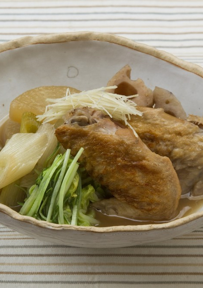 手羽先と冬野菜の素材煮-レシピのメイン写真