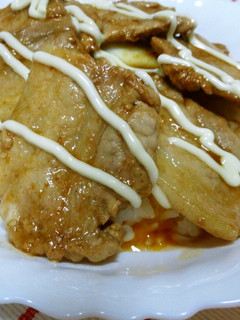 ☆手抜き1人ごはん☆豚マヨ丼-レシピのメイン写真