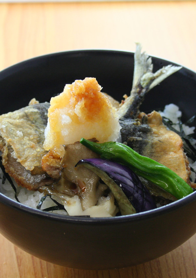 さんまの竜田揚げ丼-レシピのメイン写真
