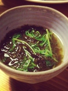 おかひじきともずくの酢の物-レシピのメイン写真