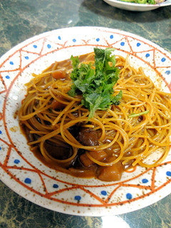 レトルトカレーのお手軽パスタ-レシピのメイン写真
