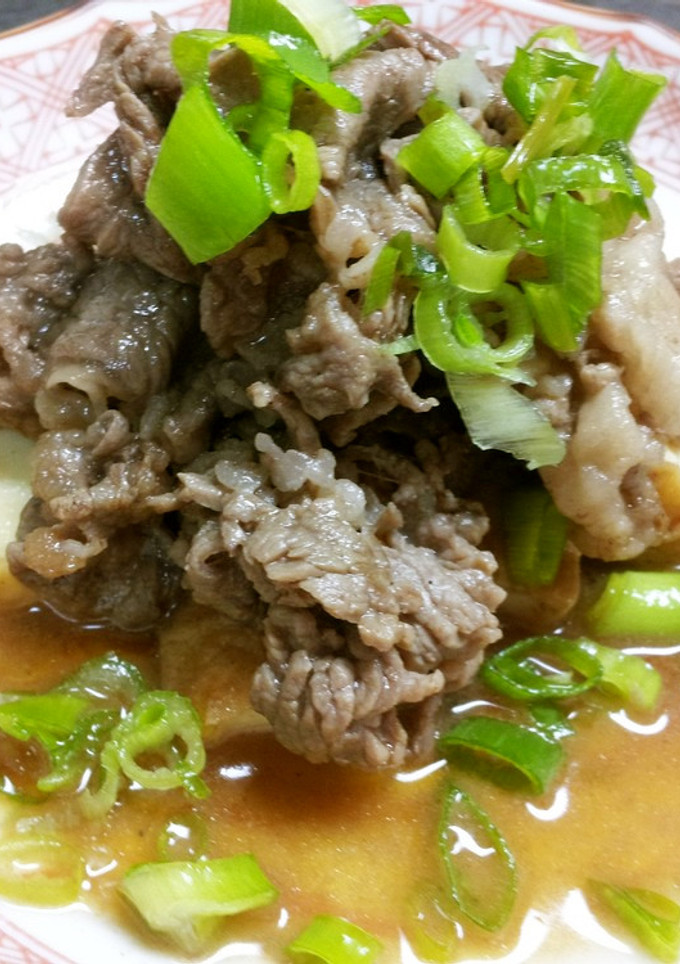 厚揚げと牛肉の炒め煮-レシピのメイン写真