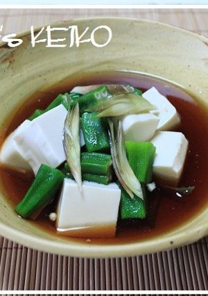 オクラとみょうがの冷やしだしやっこ-レシピのメイン写真