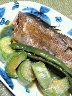 あいなめの煮付け♬とろ~り野菜添え-レシピのメイン写真