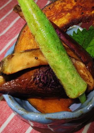夏野菜のバルサミコしょう油炒め-レシピのメイン写真