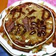 玄米粉でお好み焼き