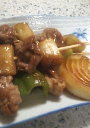 焼き鳥もどきの焼きトン-レシピのメイン写真