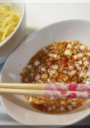 めんつゆでつけ麺のつけ汁ができます-レシピのメイン写真