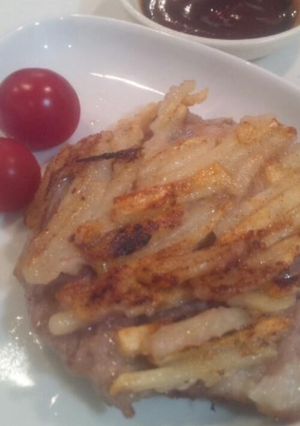 豚ロースとじゃがいものパリパリ焼き-レシピのメイン写真