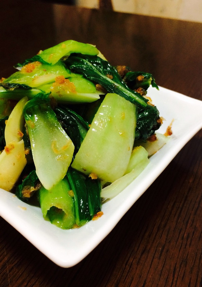 チンゲン菜の和風だし・鰹節炒め　-レシピのメイン写真