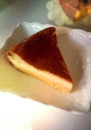 混ぜるだけ！簡単ベイクドチーズケーキ☆-レシピのメイン写真