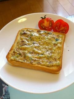 アンチョビマヨトースト-レシピのメイン写真
