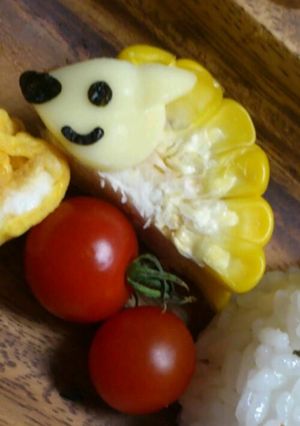キャラ弁☆コーンのハリネズミ-レシピのメイン写真