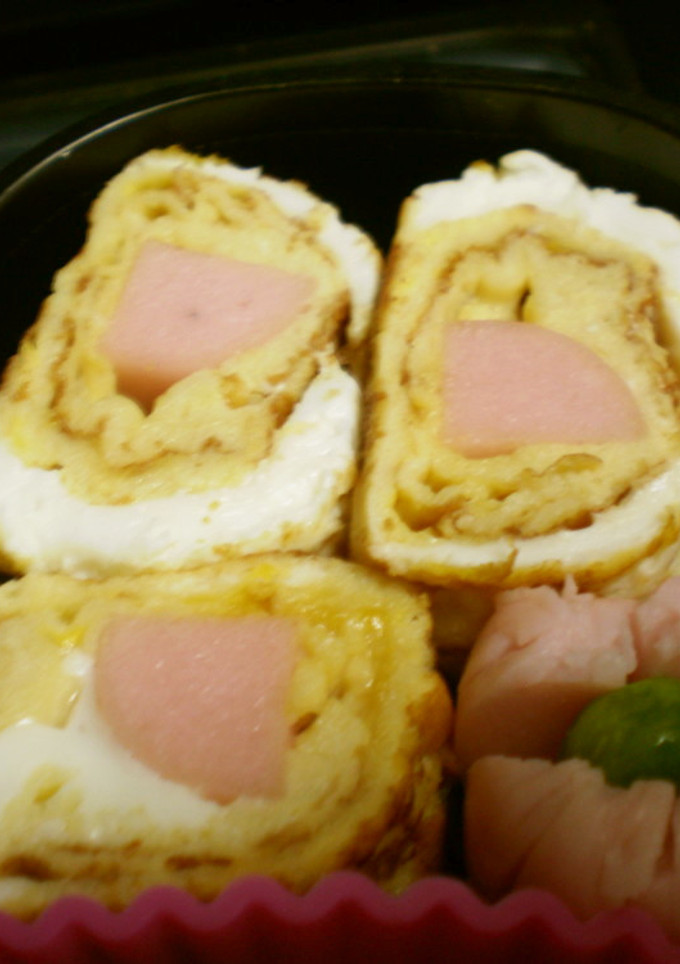 お弁当に☆魚肉ソーセージの卵焼き-レシピのメイン写真