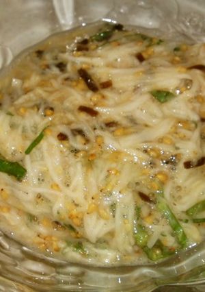 シャキシャキ長芋と塩こんぶの酢の物-レシピのメイン写真