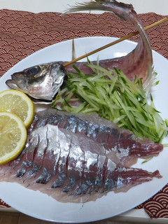 鯵の活き作り♪-レシピのメイン写真