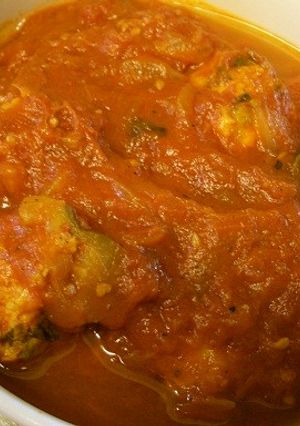 鶏団子のトマトソース煮込み-レシピのメイン写真