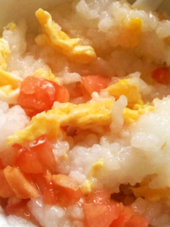 離乳食後期~お粥を美味しく☆タマトマ粥-レシピのメイン写真