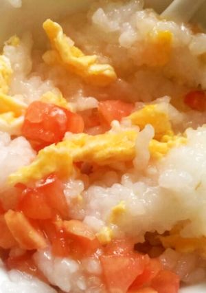 離乳食後期～お粥を美味しく☆タマトマ粥-レシピのメイン写真