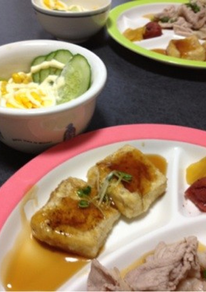 麺つゆあんが美味☆簡単揚げ出し豆腐☆-レシピのメイン写真