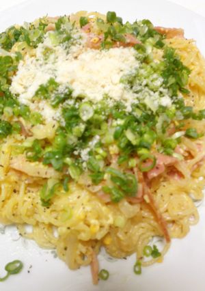 塩焼きそばDEカルボナーラ風味-レシピのメイン写真