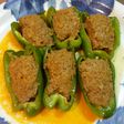 ピーマンのピリ辛肉詰め
