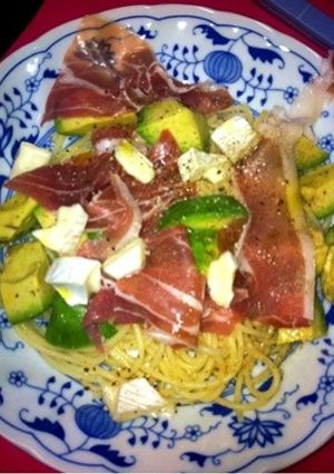 アボカドと生ハムの冷製パスタ-レシピのメイン写真