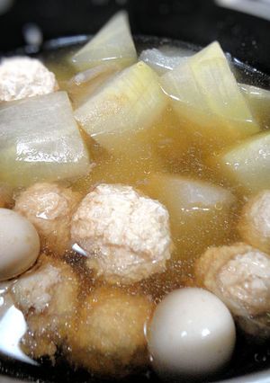 冬瓜と鶏団子の煮物-レシピのメイン写真